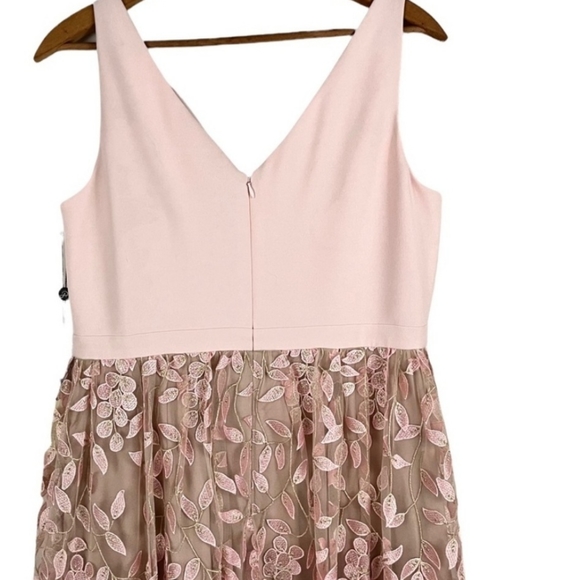 ADRIANNA PAPELL Embellished Tulle Dress - Picture 7 of 9